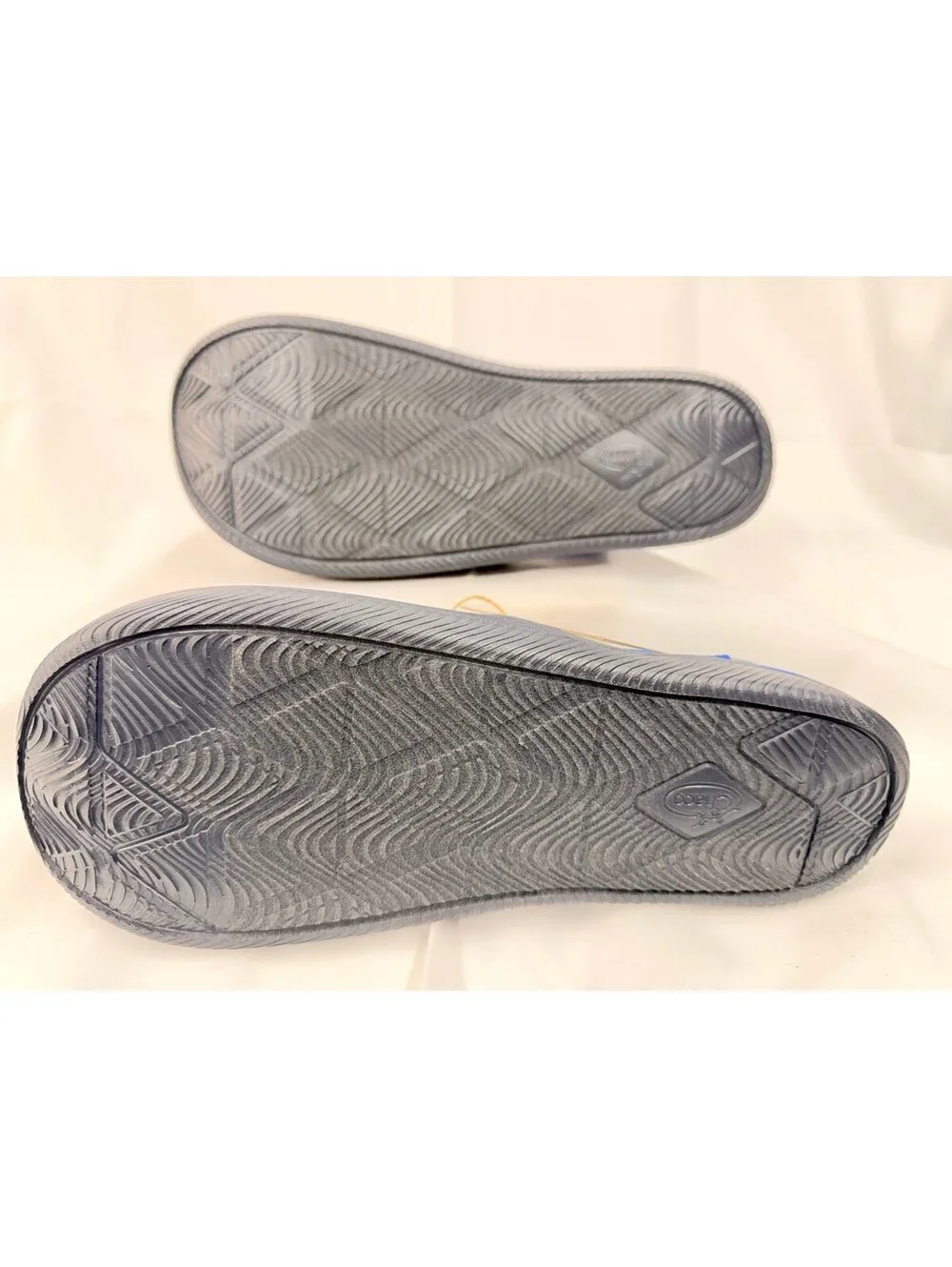 New Chaco Chillos Clog Sandals Slingback Mens 11 Gray Blue Casual Outdoor Adjust